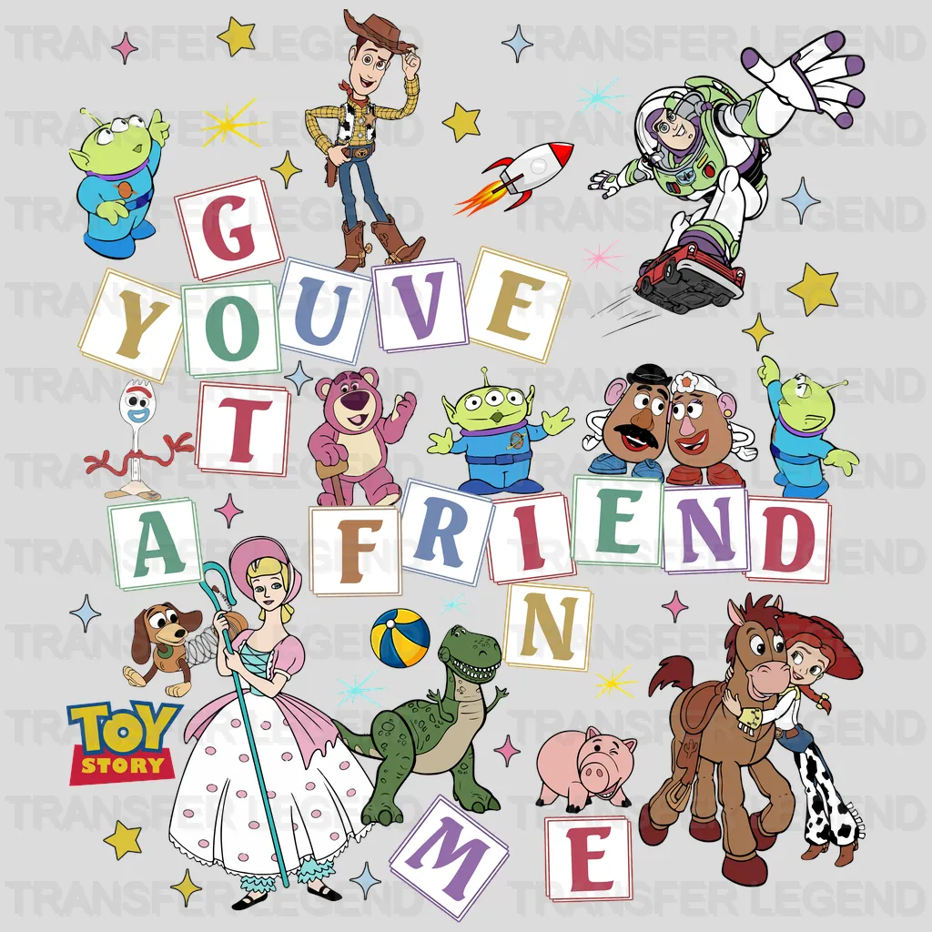 Alien Tea Toy Story Disney Designs - DTF Heat Transfers