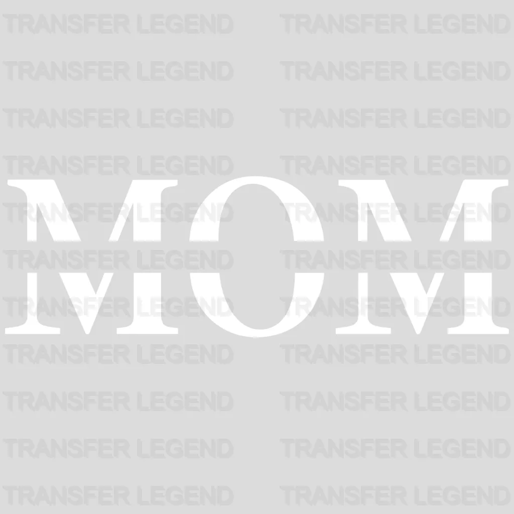 Mom Monogram- Mothers Day - Funny Mom - Design - DTF heat transfer - transferlegend