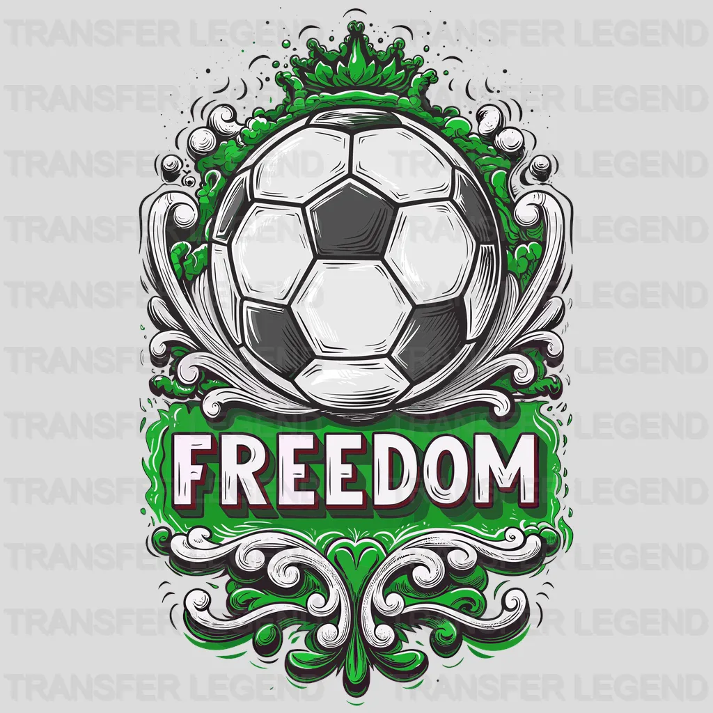 Freedom Soccer Design - DTF Heat Transfers - transferlegend