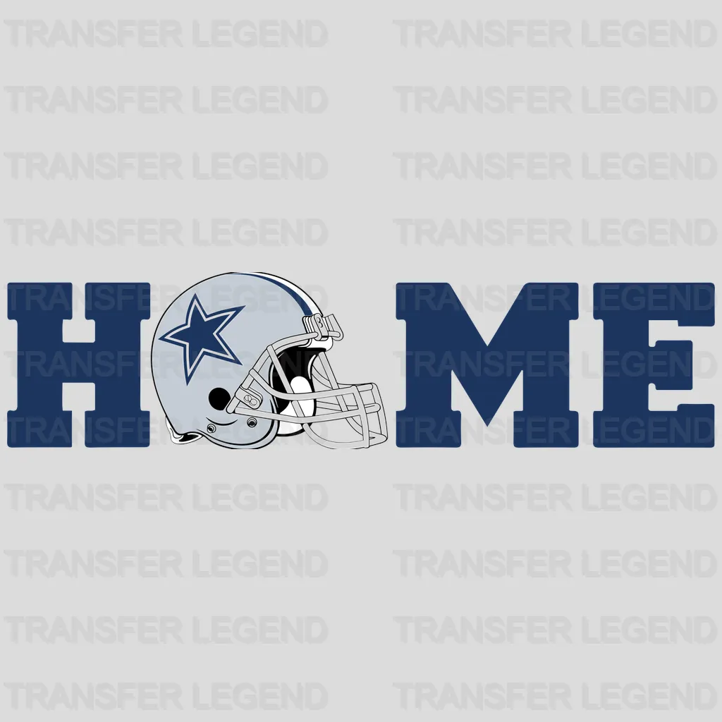 Dallas Cowboys Home Wordmark NFL Design - DTF Heat Transfer
