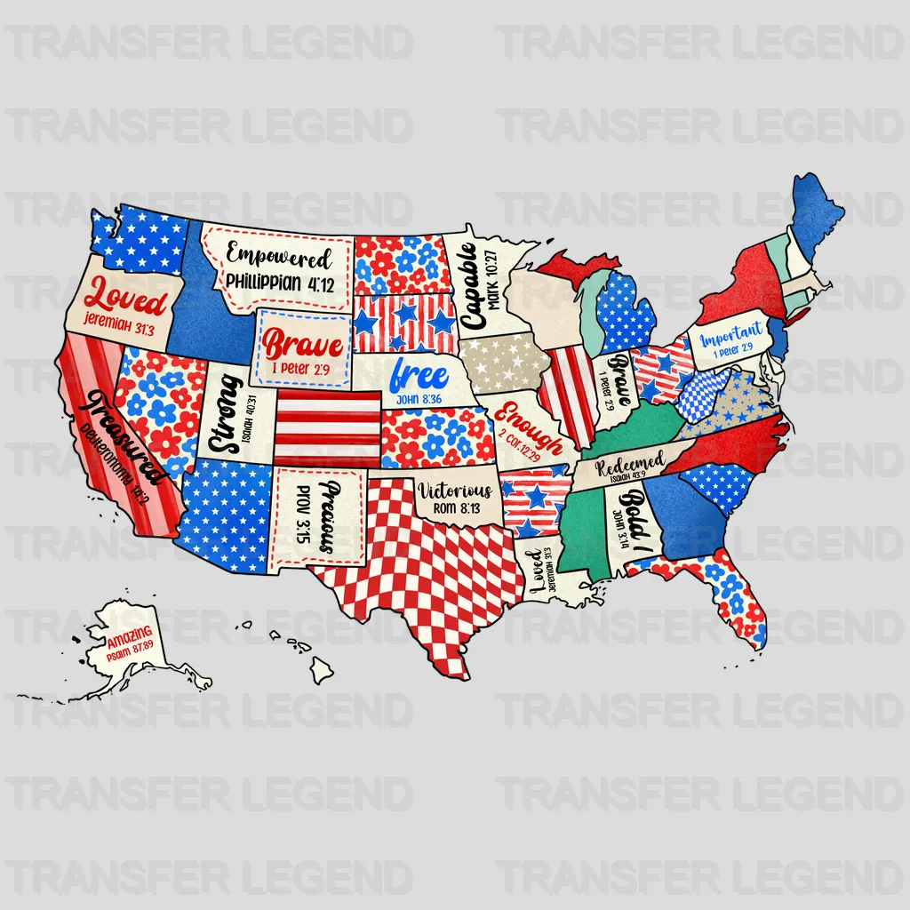 Amazing 4th July Design - DTF Heat Transfers - transferlegend