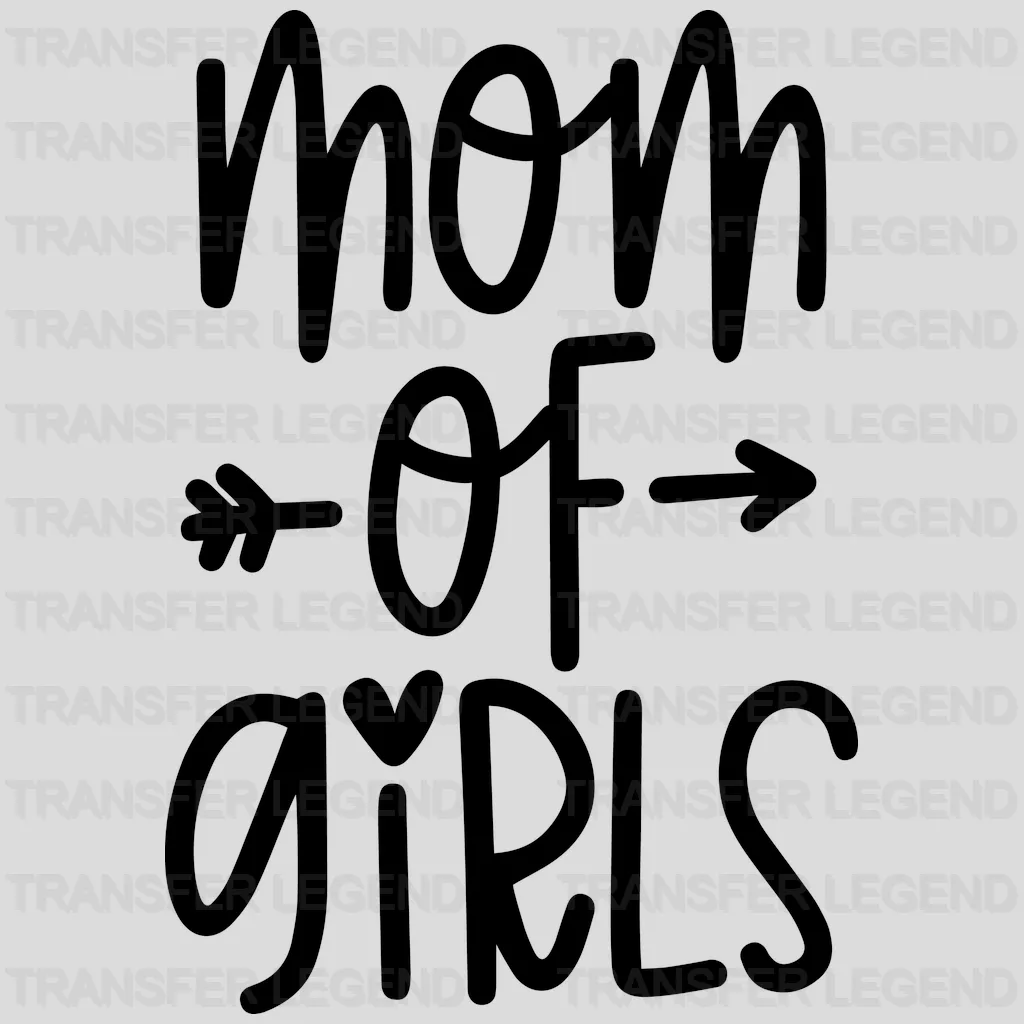 Mom Of Girls - Mom Of Boys - Mothers Day - Funny Mom - Pregnancy Announcement Design - DTF heat transfer - transferlegend