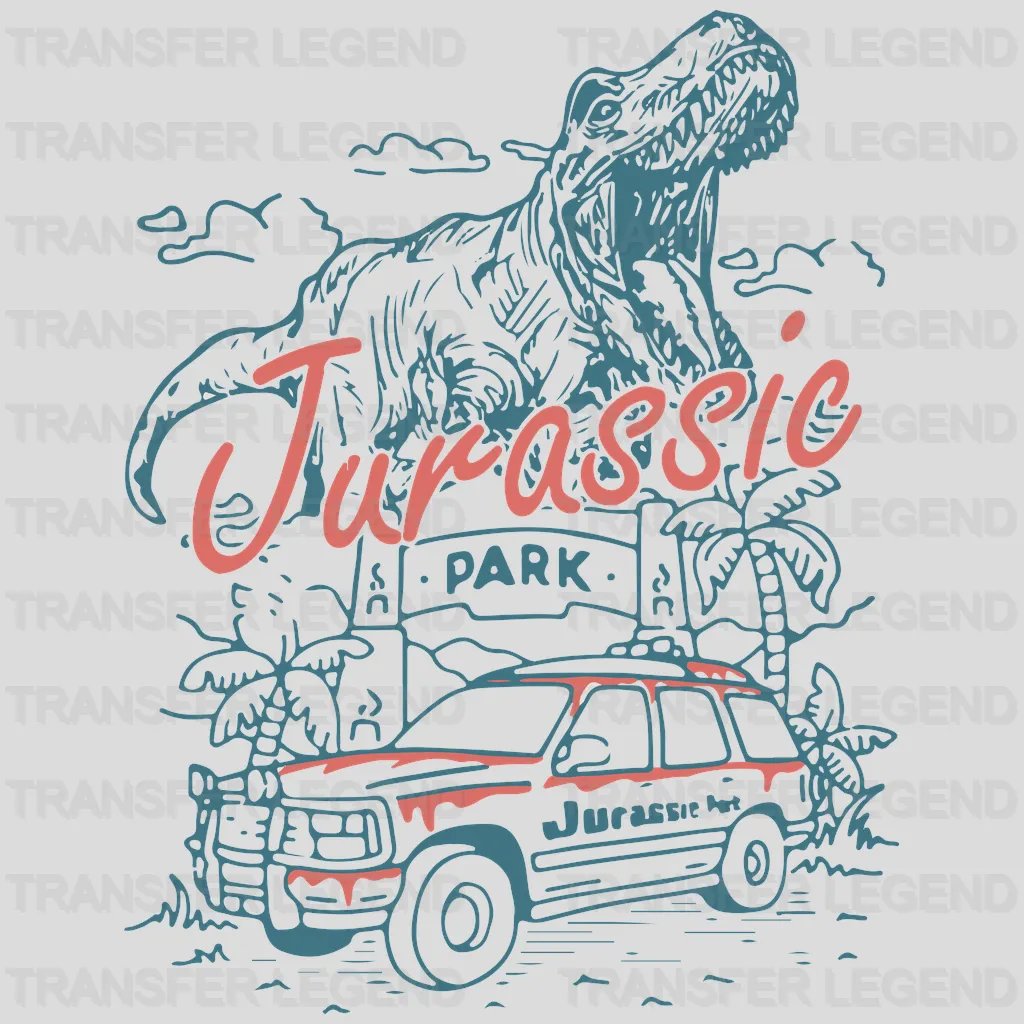 JURASSIC PARK Design - DTF heat transfer - transferlegend