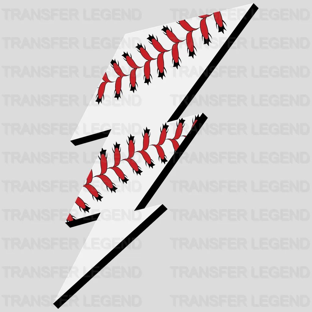 Baseball Lightning DTF Transfer - transferlegend