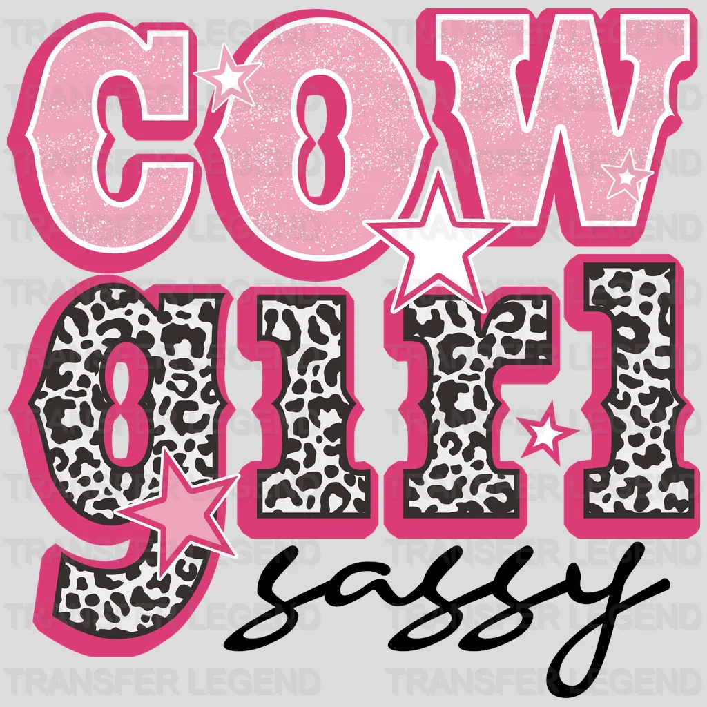 Cowgirl Sassy Design - DTF heat transfer - transferlegend
