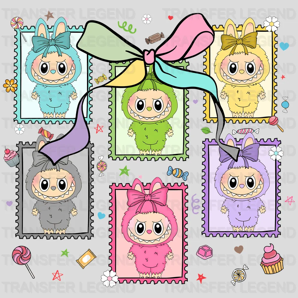 Wall Poster 2 Labubu Design - DTF Heat Transfers