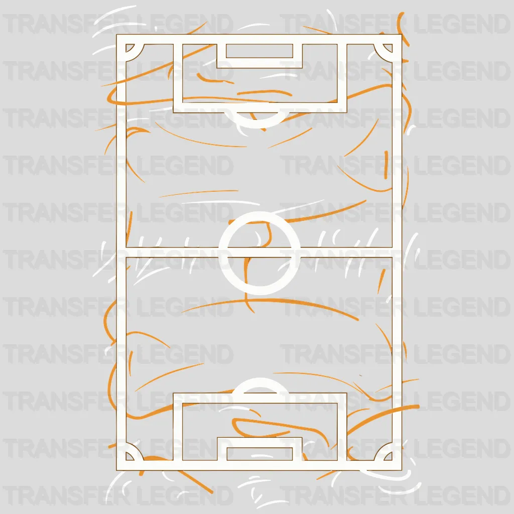 Soccer Field Soccer Design - DTF Heat Transfers - transferlegend