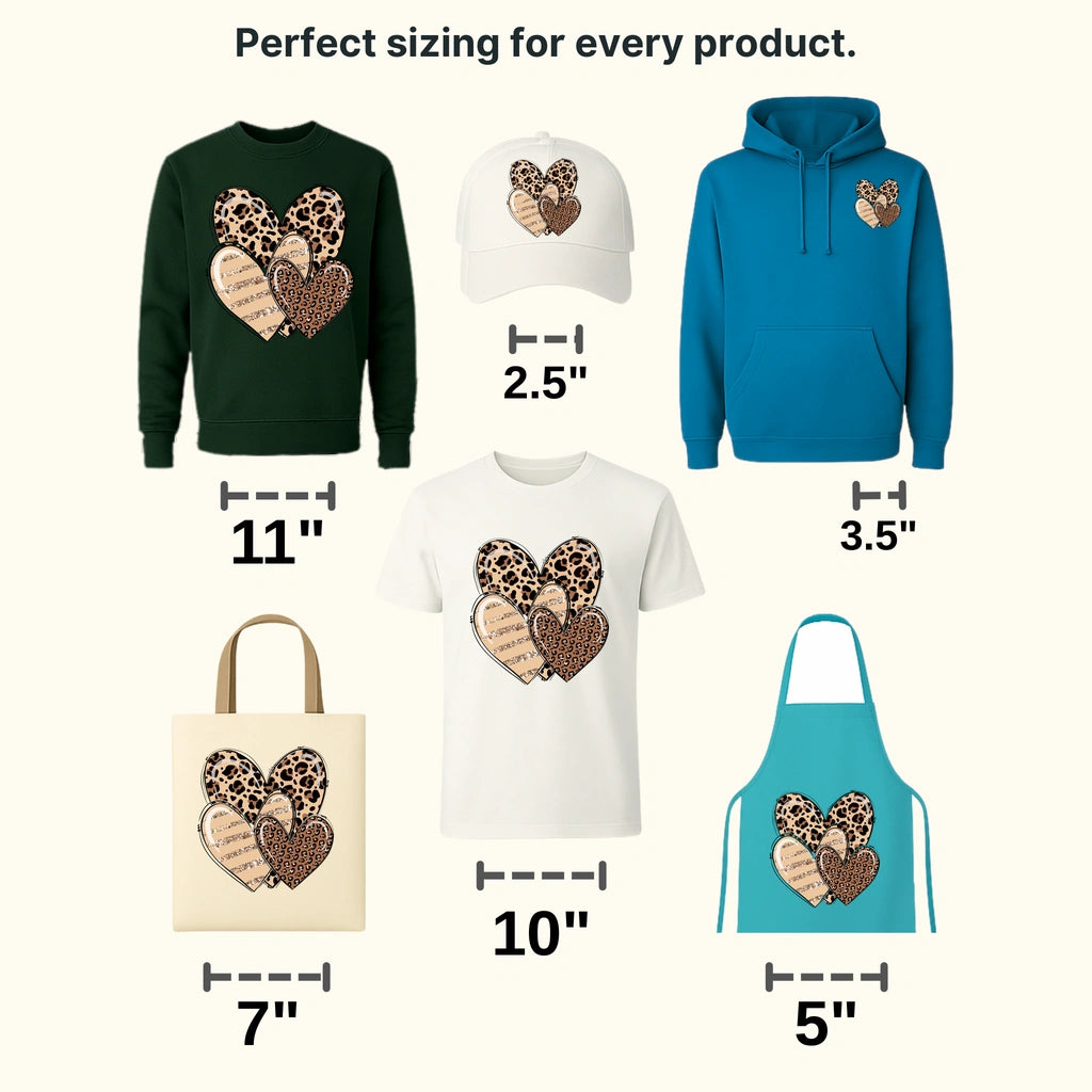 Valentine Heart Valentine's Day Design - DTF heat transfer - transferlegend