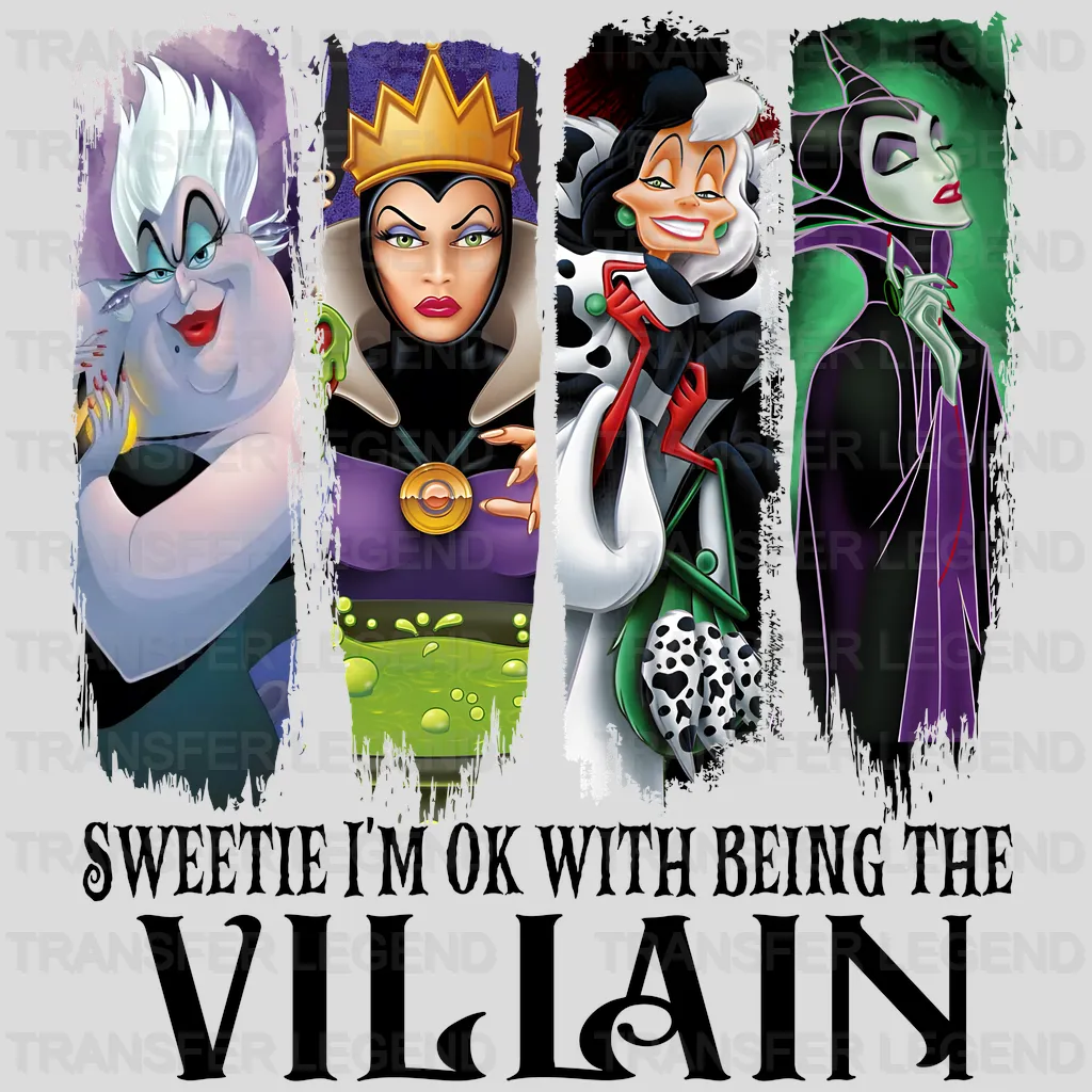 Always Be A Villain Disney Designs - DTF Heat Transfers