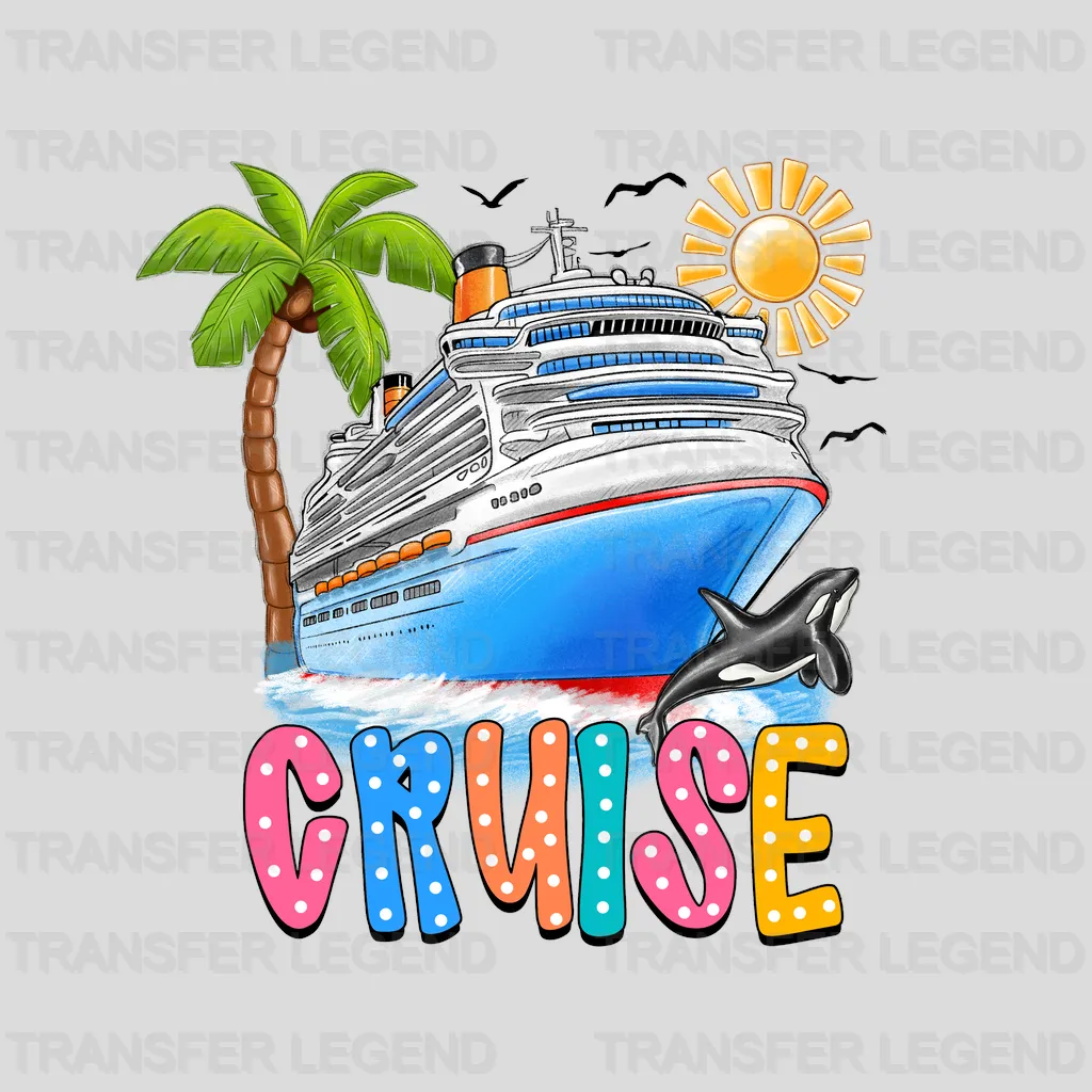 Cruise Sunshine Summer Design - DTF Heat Transfers - transferlegend