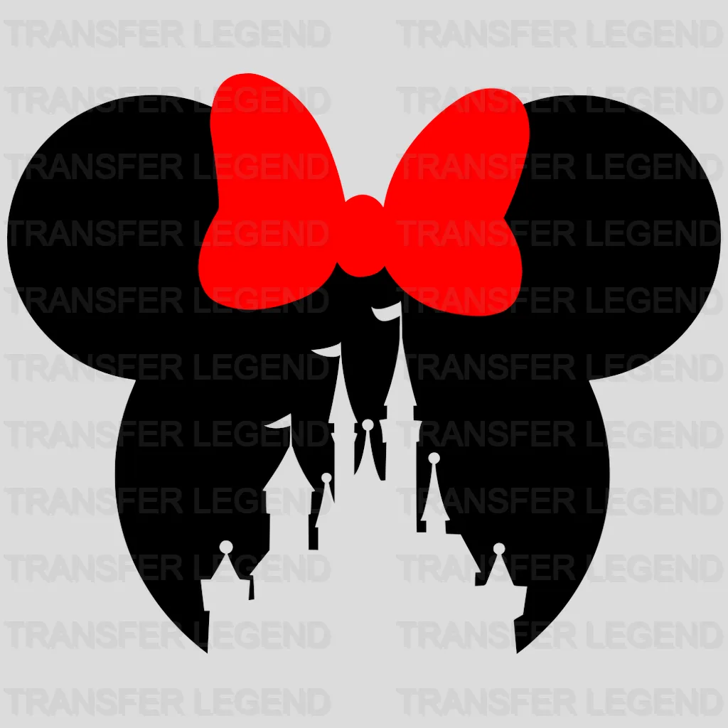 Mouse Head Castle Design - DTF heat transfer - transferlegend