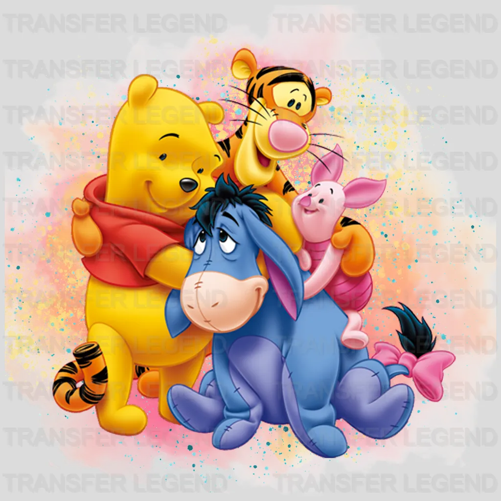 Love My Family Pooh Disney Designs - DTF Heat Transfers