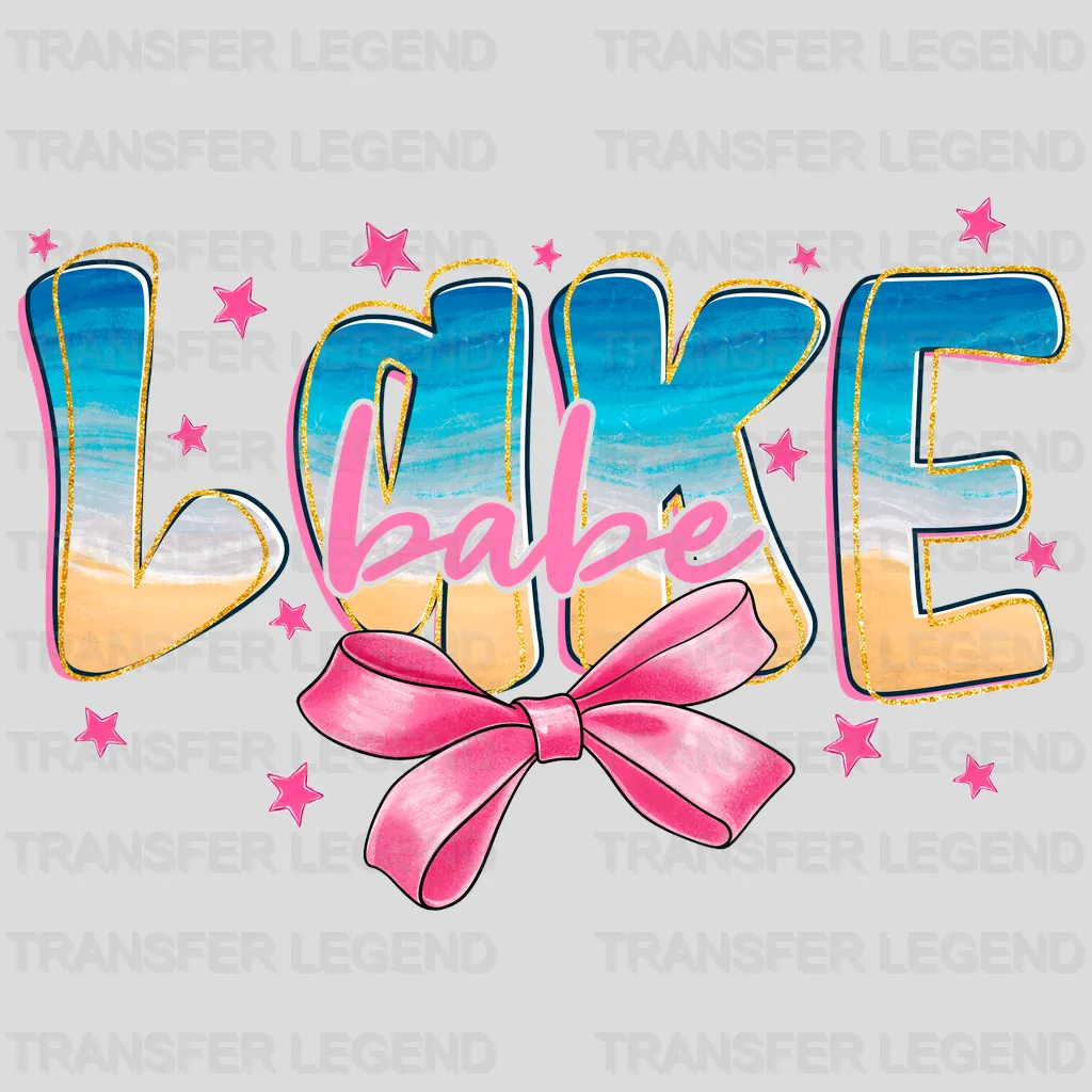 Lake Babe Summer Design - DTF Heat Transfers - transferlegend