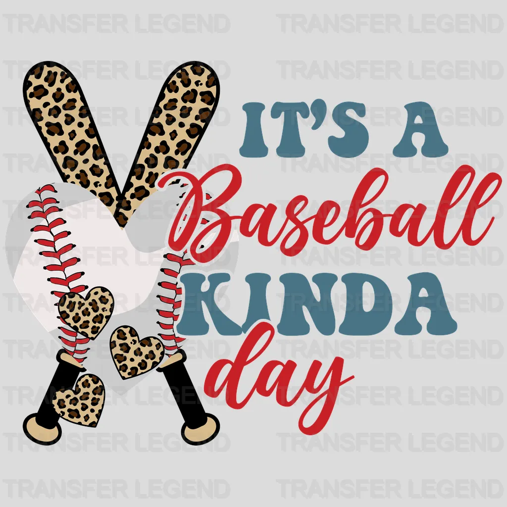 It's A Basball Kinda Day DTF Transfer - transferlegend