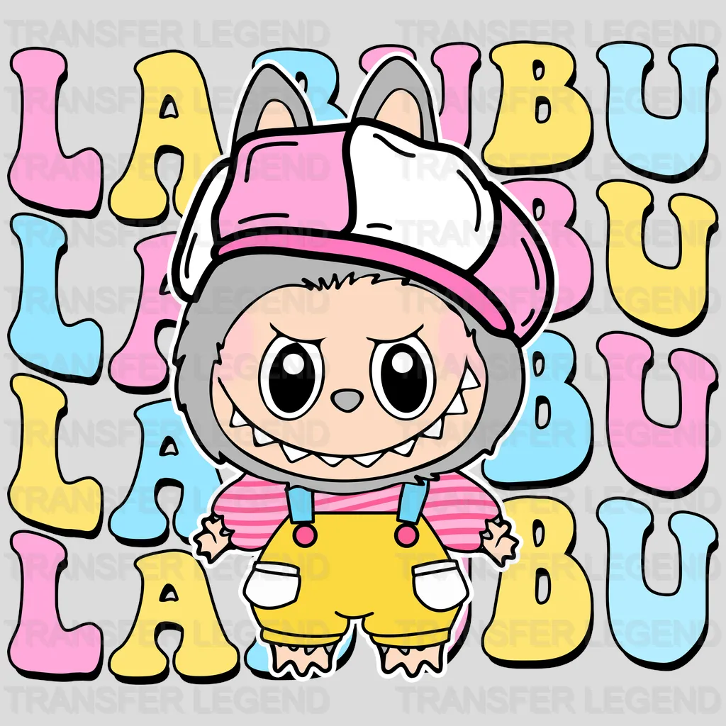 Kindergarten Labubu Design - DTF Heat Transfers