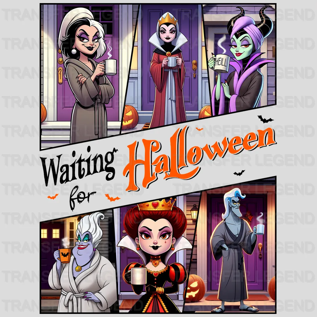 Waiting For Halloween Disney Designs - DTF Heat Transfers