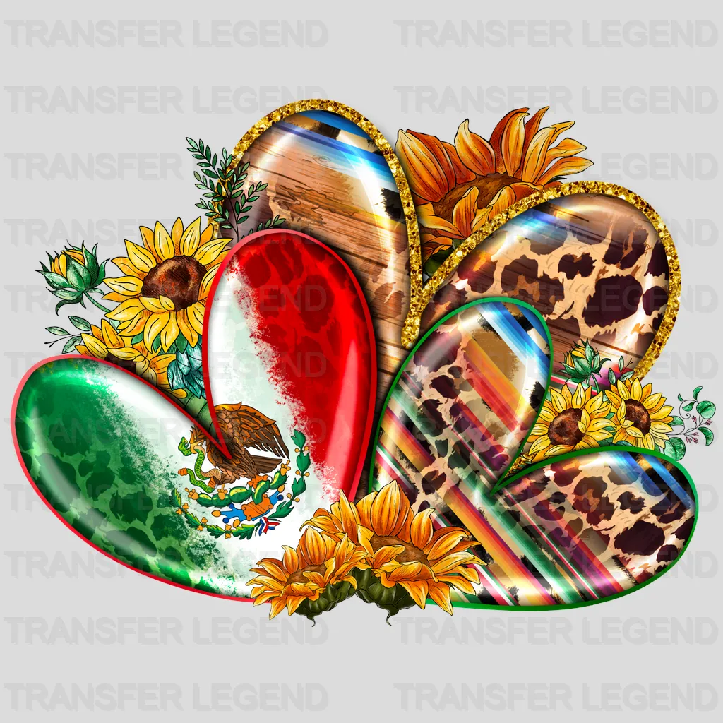 Hearts Cinco De Mayo - Cinco De Mayo DTF heat transfer - transferlegend
