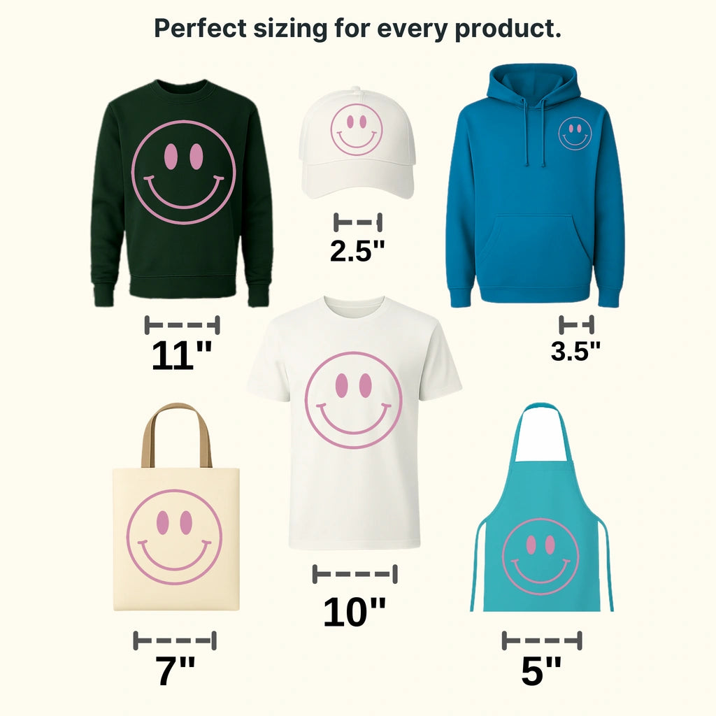 Smiley Face - Retro Summer - Good Vibes - Retro Smiley - Aesthetic Retro Design - DTF heat transfer - transferlegend