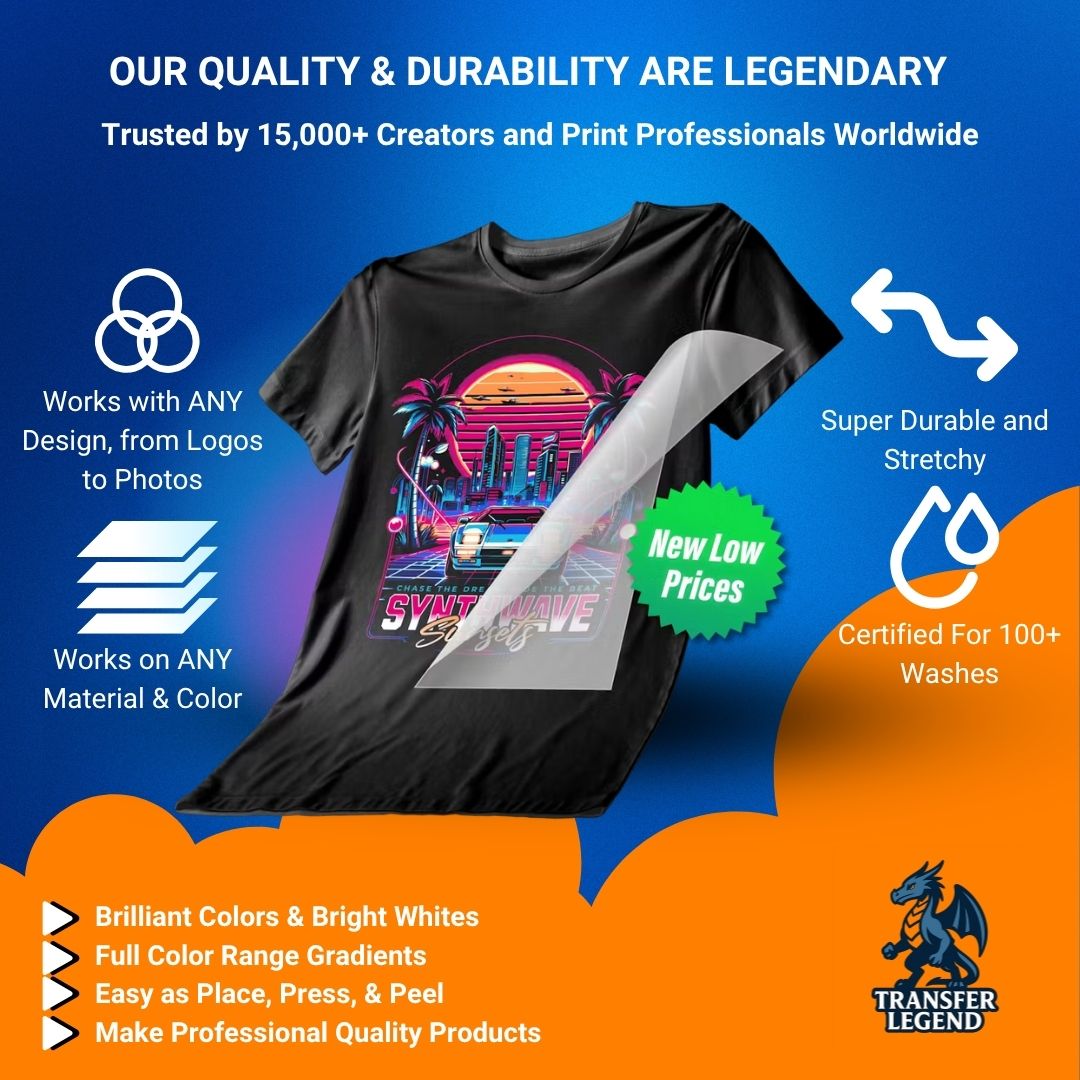 Custom DTF Transfers by Piece | Fast, Commercial Grade Prints