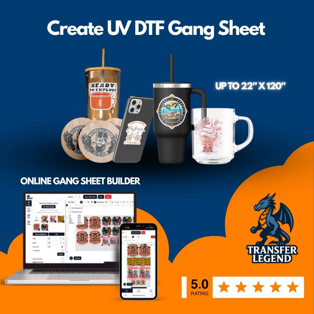 Build Your Custom UV Sticker Gang Sheet - Transferlegend