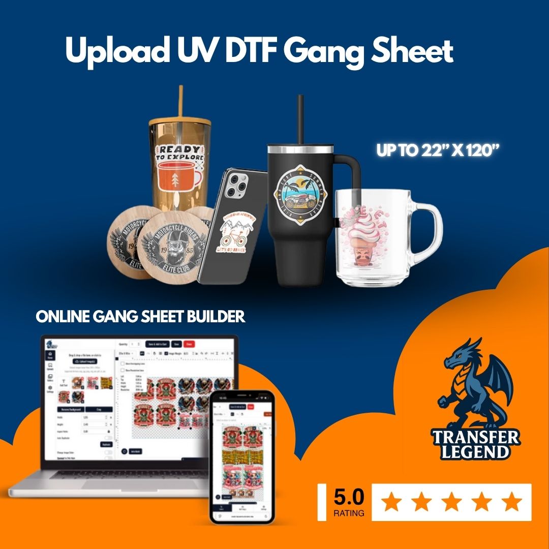 Upload UV Sticker Gang Sheet - Fast, High Quality UV Printing