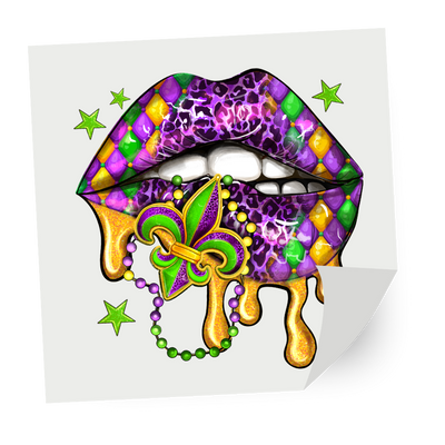 Mardi Gras DTF Transfers