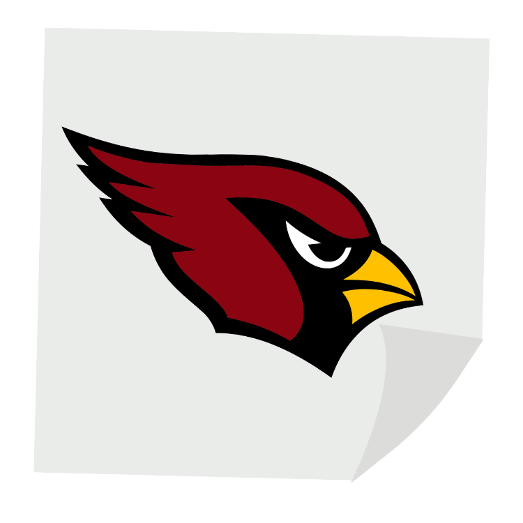 arizona cardinals dtf transfers adult front design for t shirt