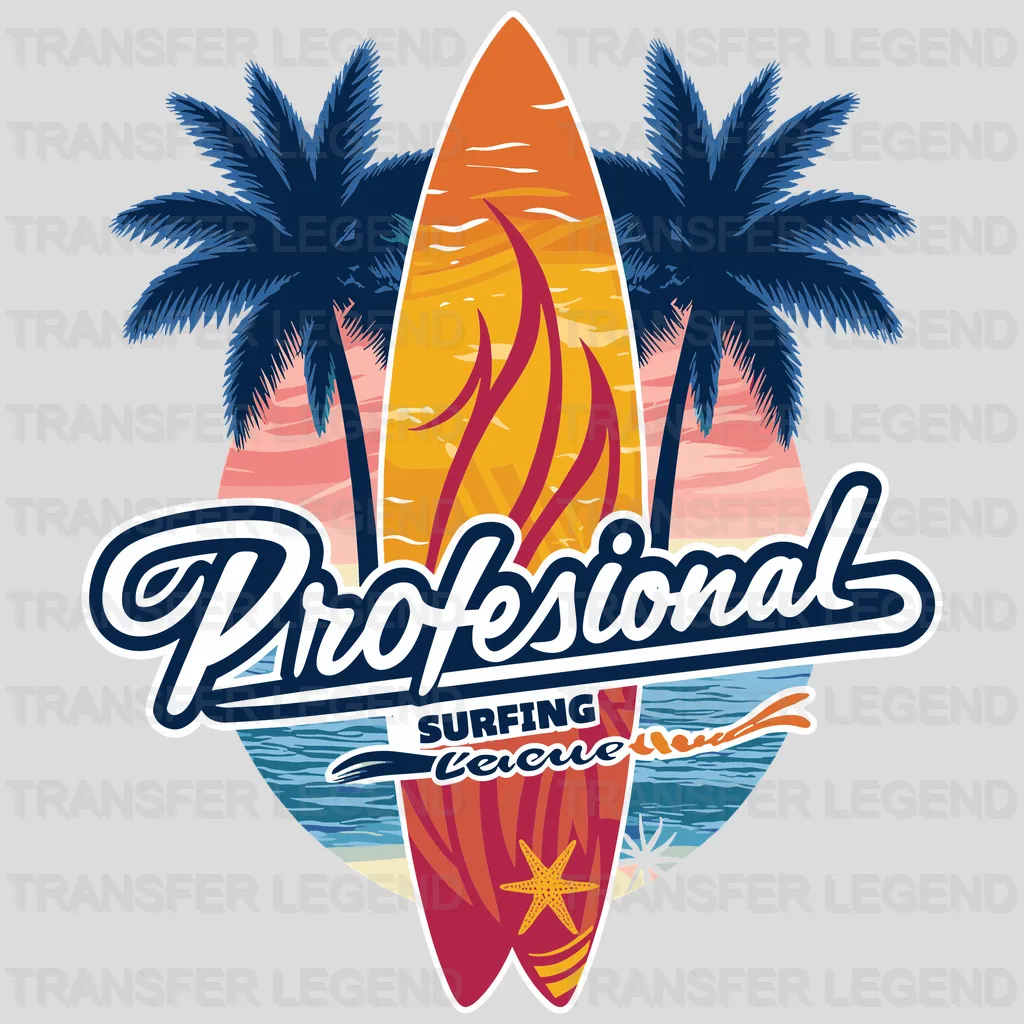 Profesional Surfing Design - DTF Heat Transfers - transferlegend