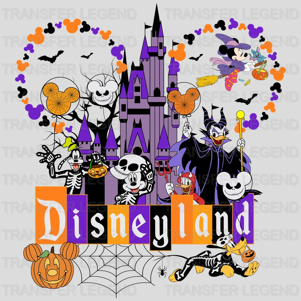 And Friends Horror Movie Characters Castle Design - DTF heat transfer - transferlegend