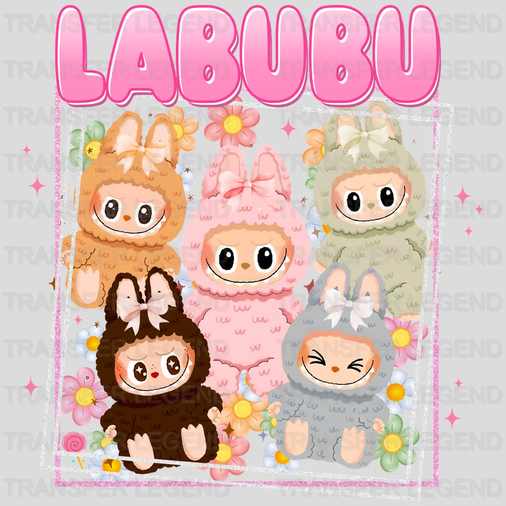 Family Time Labubu Design - DTF Heat Transfers