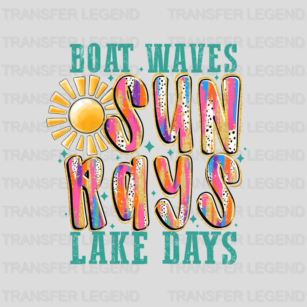 Sun Rays Summer Design - DTF Heat Transfers - transferlegend