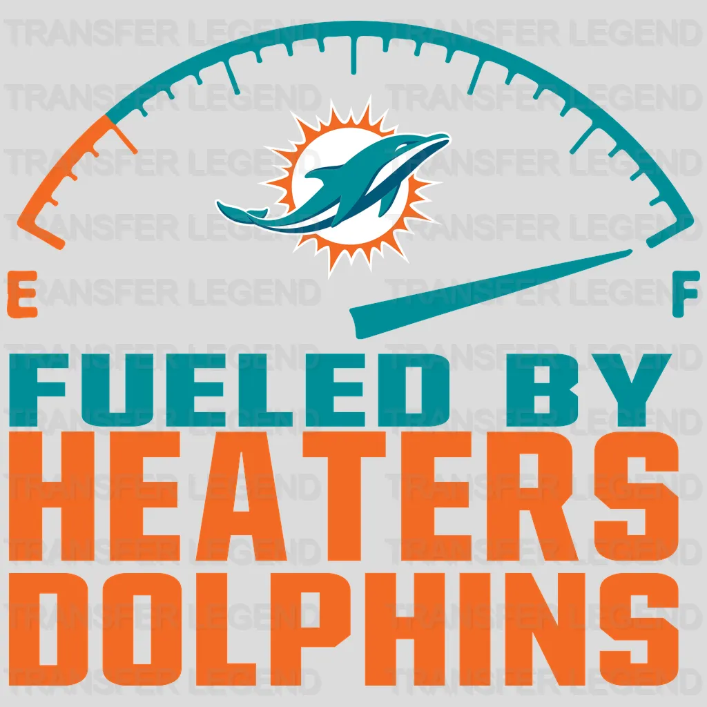 Miami Dolphins LOVE Word Block NFL Design - DTF Heat Transfer