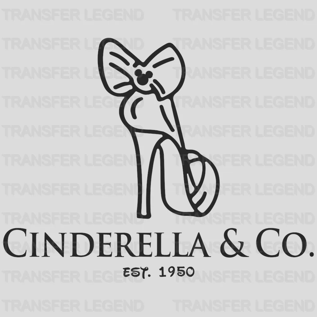 Cinderella & Co. EST. 1950 Design - DTF heat transfer - transferlegend
