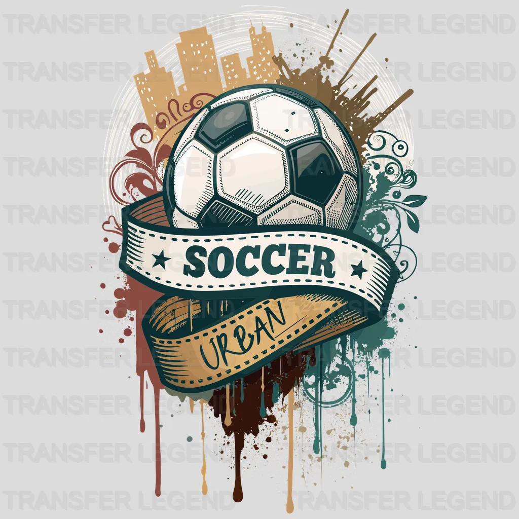 Soccer Urban Soccer Design - DTF Heat Transfers - transferlegend