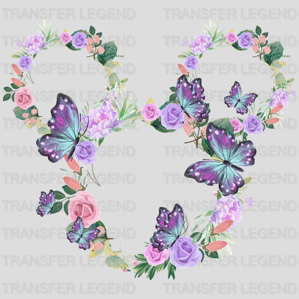 Floral Ears Design - DTF heat transfer - transferlegend