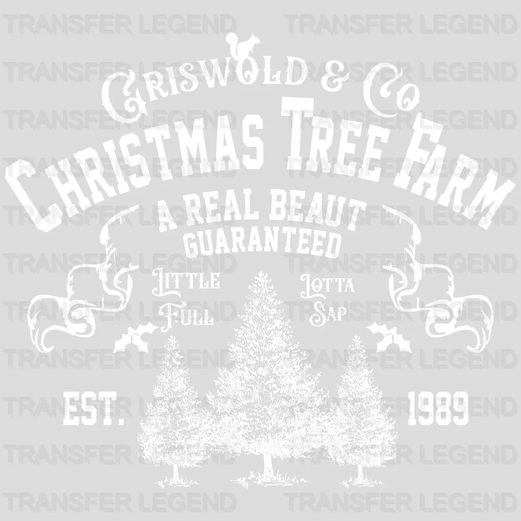 GRISWORLD AN CO. TREE FARM Christmas Design - DTF heat transfer - transferlegend