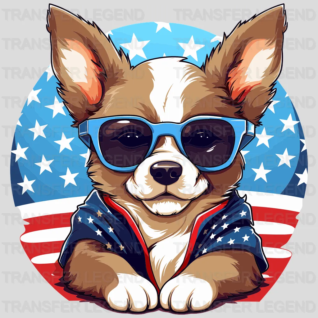 Sweet Dog USA Design - DTF Heat Transfers - transferlegend