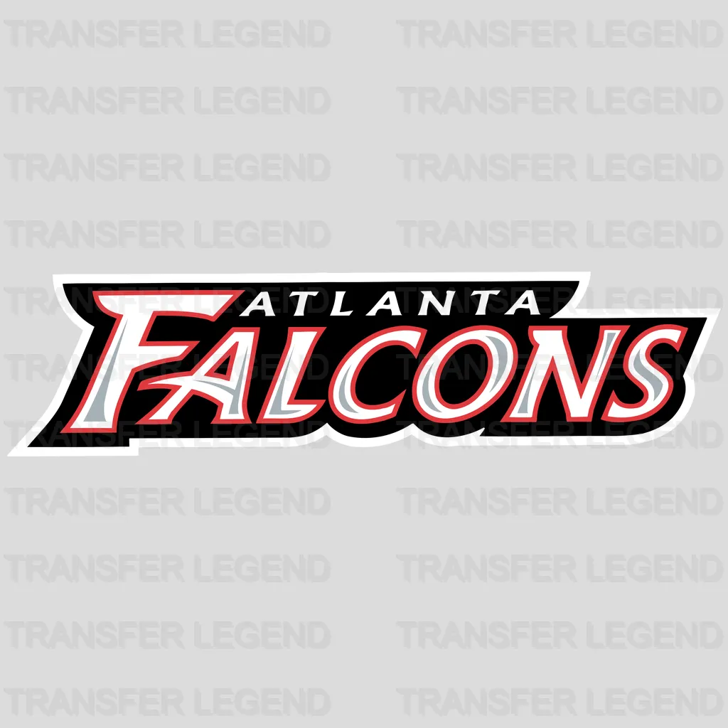 Atlanta Falcons Script Wordmark NFL Design - DTF Heat Transfer