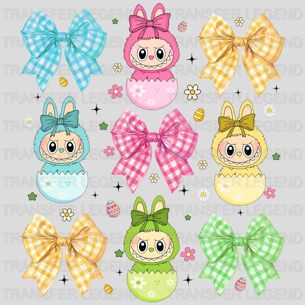 Easter Time Labubu Design - DTF Heat Transfers