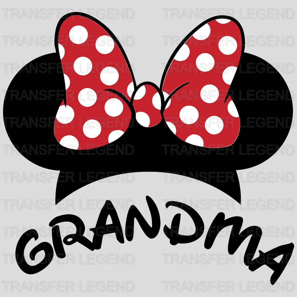 Family Group Monogram Design - DTF heat transfer - transferlegend
