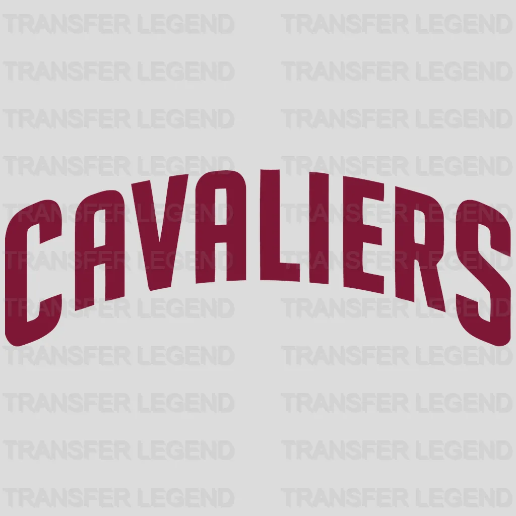 Cleveland Cavaliers Bold Arched Wordmark NBA Design - DTF Heat Transfer