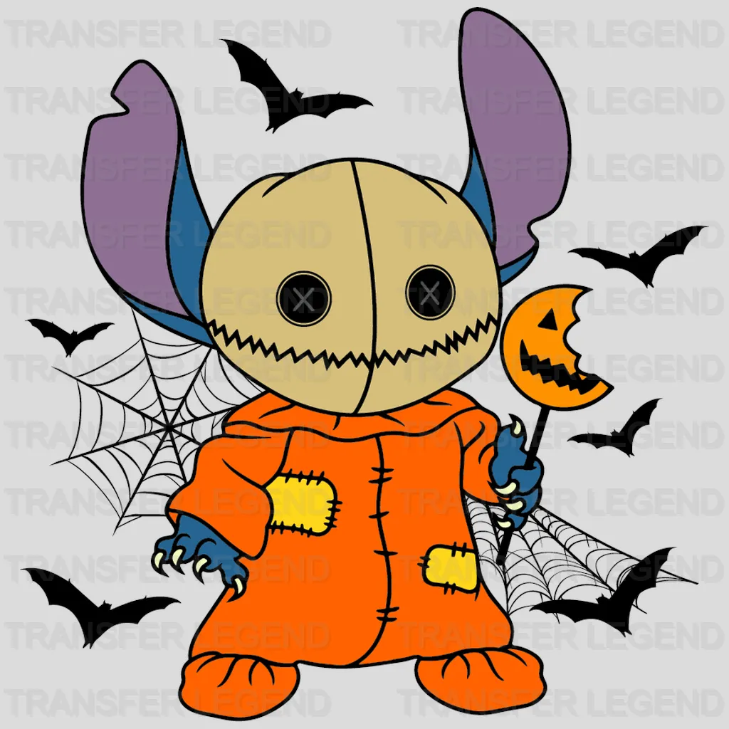 Stitch Halloween Trick 'r Treat Sam Design - DTF heat transfer - transferlegend
