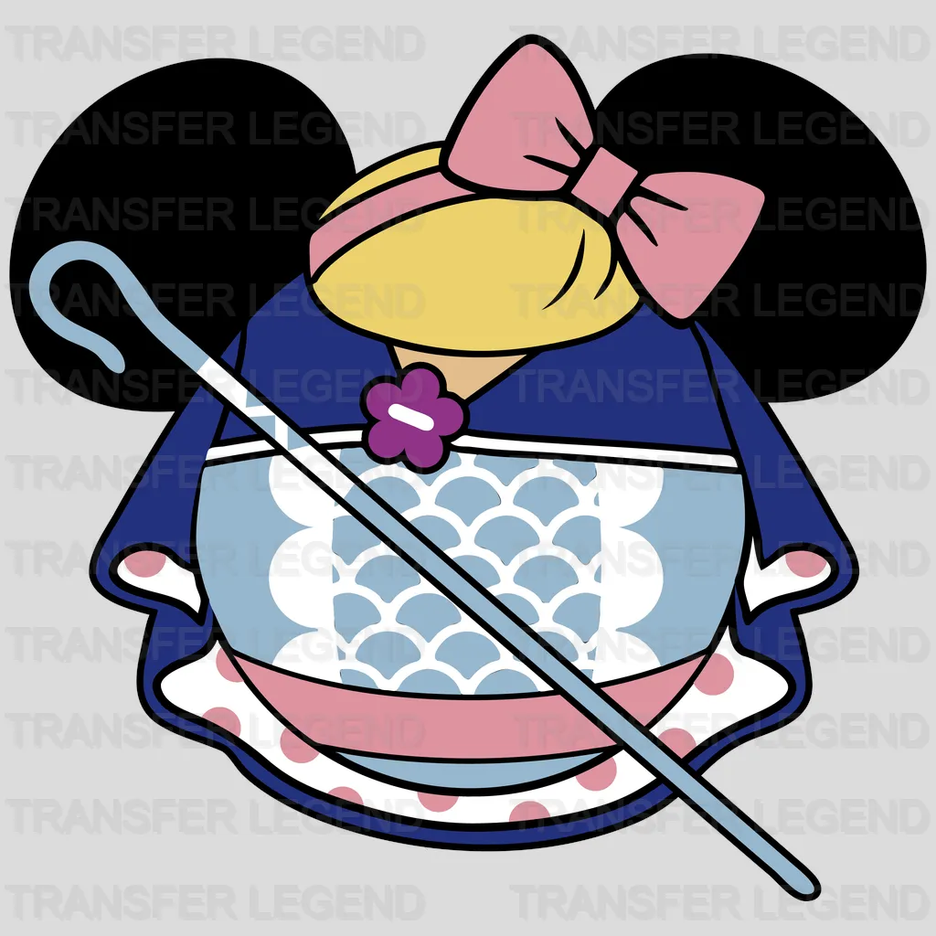 Ears Bowpeep Design - DTF heat transfer - transferlegend