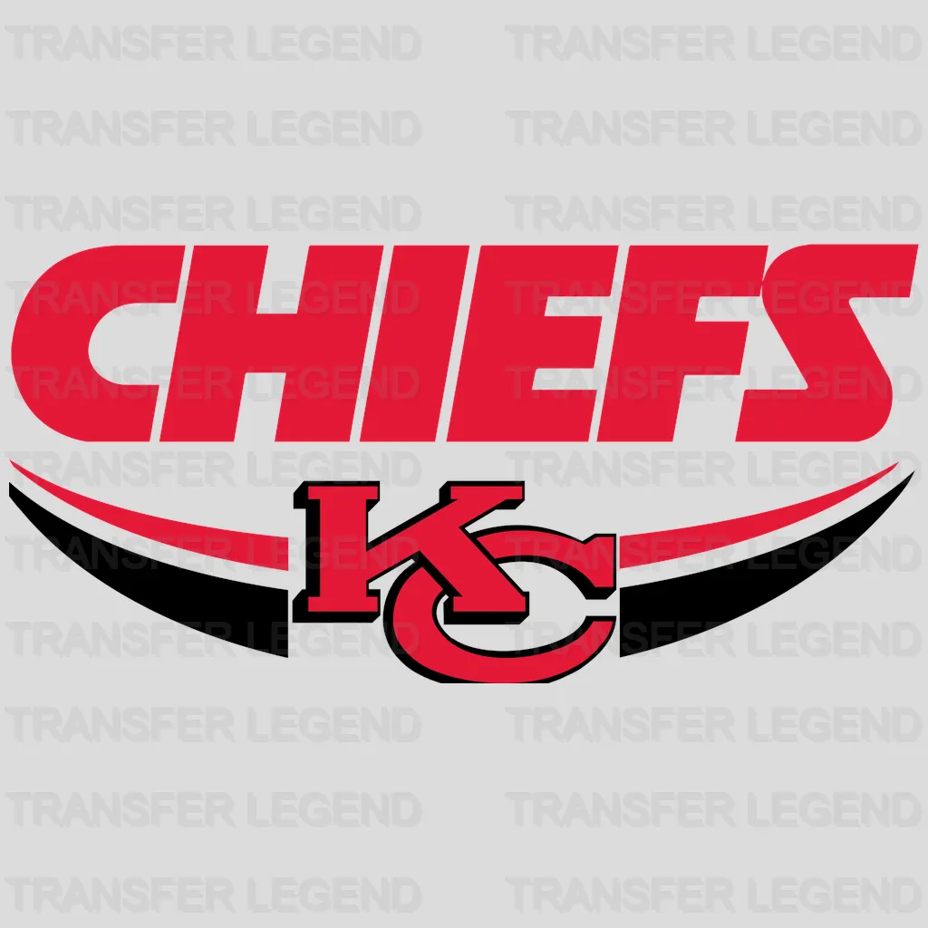 Kansas City Chiefs Script Wordmark NFL Design - DTF Heat Transfer