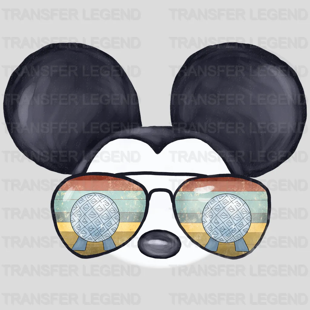 Epcot Aviator Sunglasses Design - DTF heat transfer - transferlegend