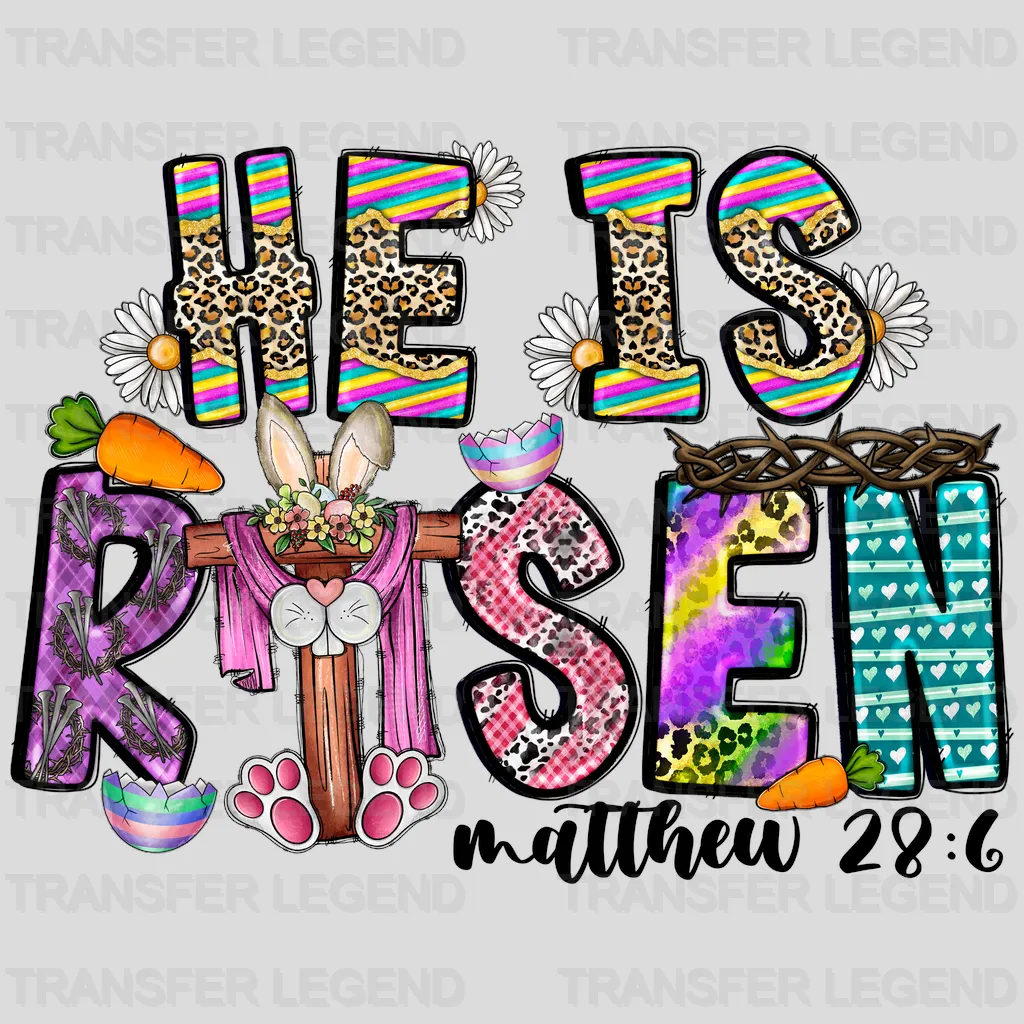 He Is Shining Easter Design - DTF heat transfer - transferlegend