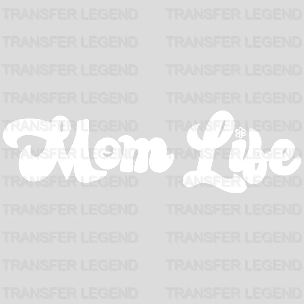 Retro Mom Life - Mothers Day  - Mom Life - Be Kind Design - DTF heat transfer - transferlegend