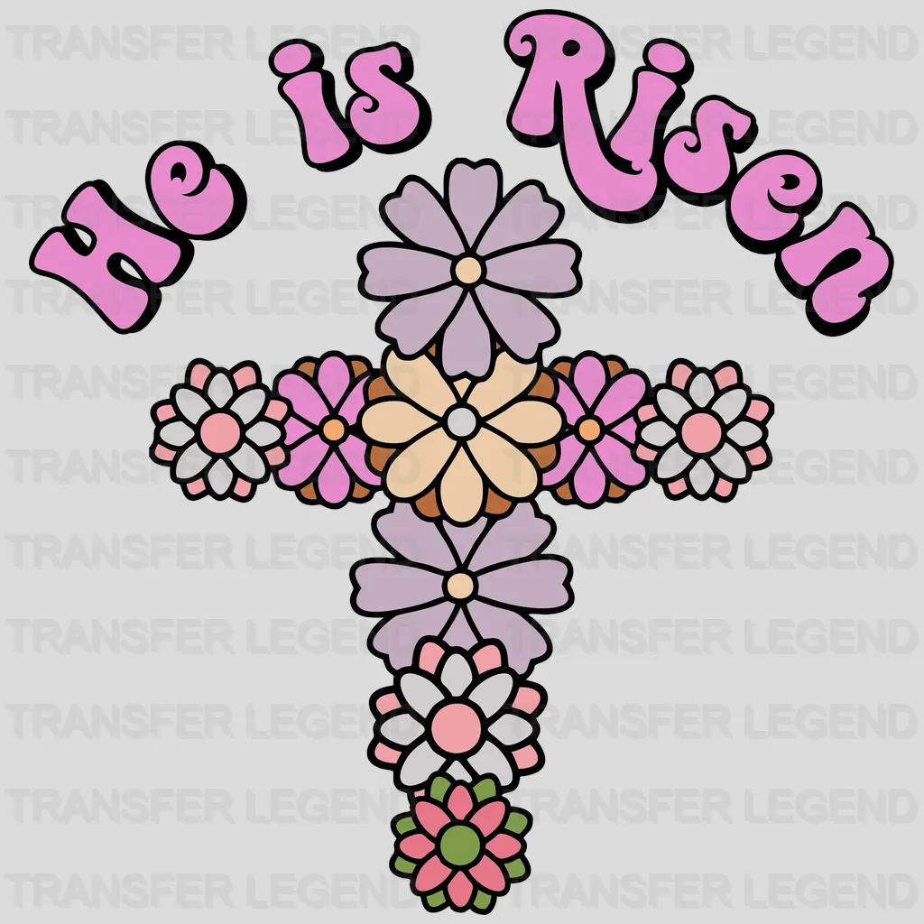 He Is Rsen Easter Design - DTF heat transfer - transferlegend