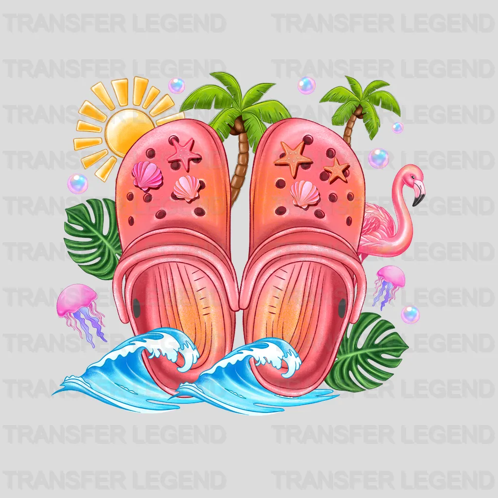 Beach Life Summer Design - DTF Heat Transfers - transferlegend