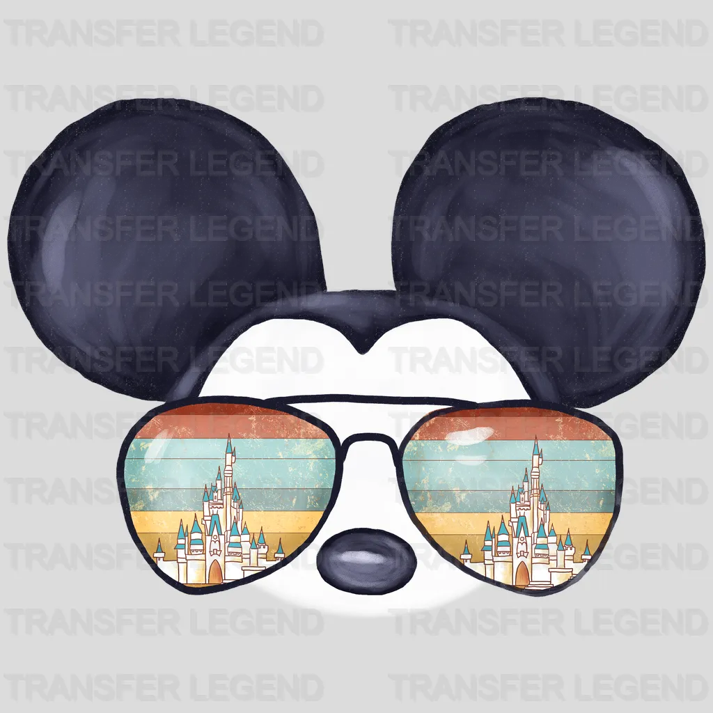 Castle Sunglasses Mouse And Mi Design - DTF heat transfer - transferlegend